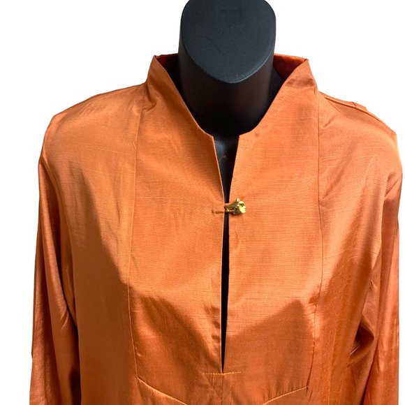 LOULOU DE LA FALAISE Tangerine Kaftan Dress Womens - Picture 2 of 13